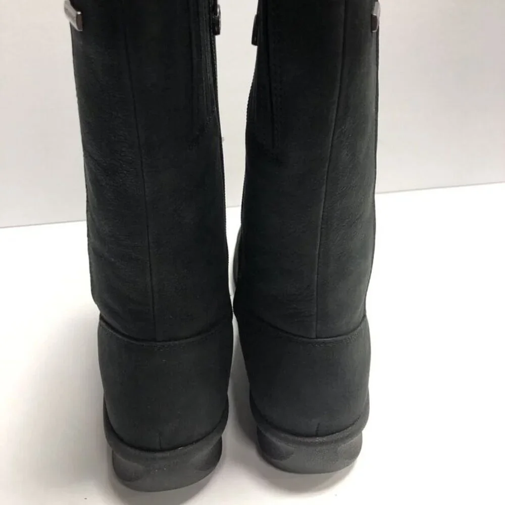 Aravon Women’s Fairlee Mid Boots Black, Size 6.5B